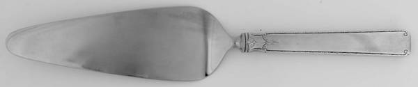 Old Lace (Sterling, 1939, No Monograms) Pie Server with Stainless Blade