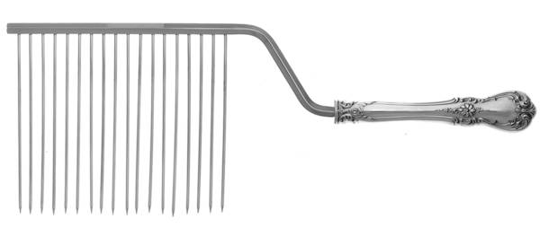 Old Master (Sterling, 1942) Cake Breaker with Silverplate Prongs HC