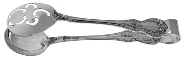 Old Master (Sterling, 1942) Large Ice Serving Tongs with Bowl Tips