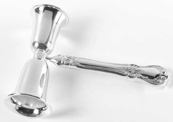 Old Master (Sterling, 1942) Double Jigger with Handle, Silverplate Bowls
