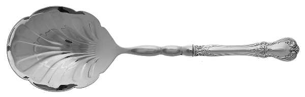Old Master (Sterling, 1942) Oversize Casserole Spoon with Stainless Shell Bowl