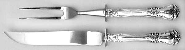 Old Master (Sterling, 1942) Large 2-Piece Roast Carving Set w/Stainless Blade