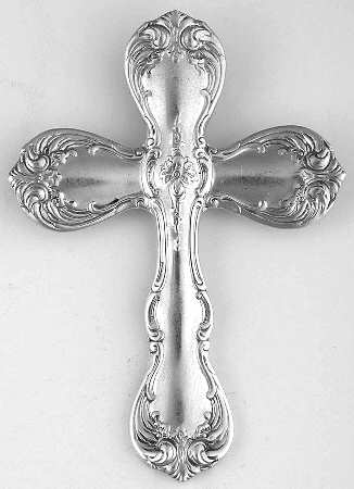 Old Master (Sterling, 1942) Cross Pendant/Ornament by Towle Silver