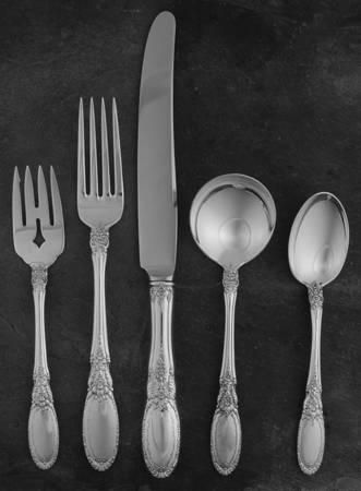 Old Mirror (Sterling, 1940) 5 Piece Dinner Size Setting