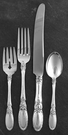 Old Mirror (Sterling, 1940) 4 Piece Dinner Size Setting