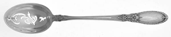 Old Mirror (Sterling, 1940) Pierced Bowl Short Handle Olive Spoon