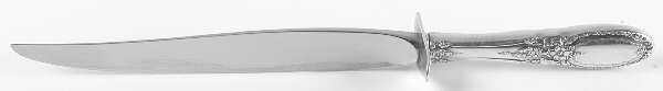 Old Mirror (Sterling, 1940) Large Carving/Roast Knife StnlBl w/Sterling Guard