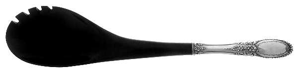 Old Mirror (Sterling, 1940) Salad Serving Fork with Plastic Prongs