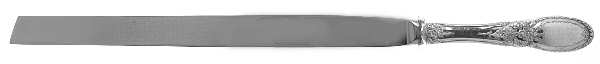 Old Mirror (Sterling, 1940) Ham Slicer Knife, Solid Piece