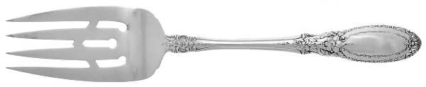 Old Mirror (Sterling, 1940) Small Solid Cold Meat Serving Fork