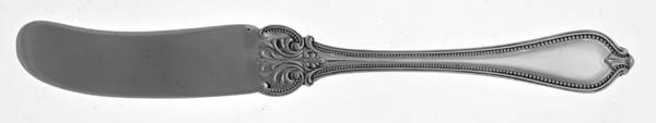 Old Newbury-Newbury (Sterling, 1900) Large Flat Handle Butter Spreader