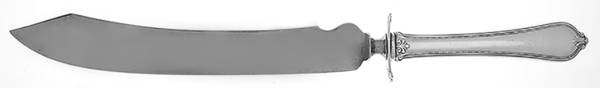 Old Newbury-Newbury (Sterling, 1900) Large Carving/Roast Knife StnlBl w/Sterling Guard
