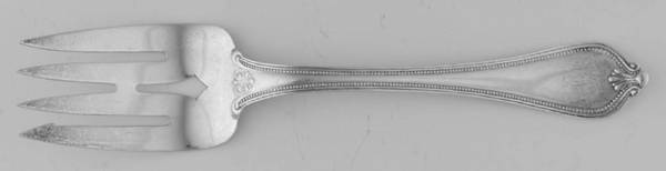 Old Newbury-Newbury (Sterling, 1900) Medium Solid Cold Meat Serving Fork