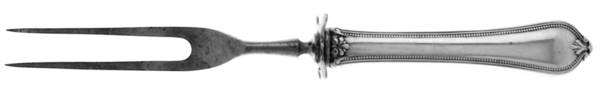 Old Newbury-Newbury (Sterling, 1900) Small Steak Carving Fork with Stainless Prongs