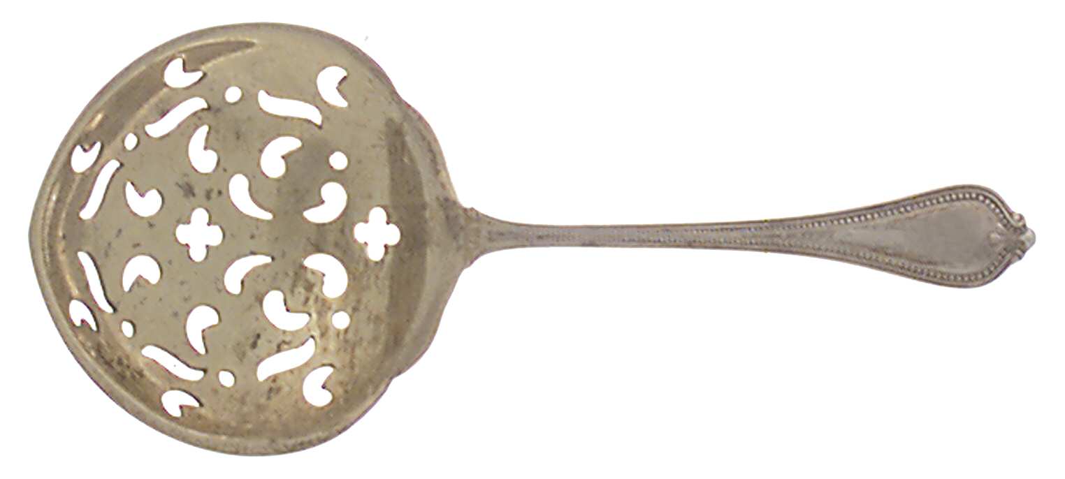 Old Newbury-Newbury (Sterling, 1900) Pierced Almond Spoon