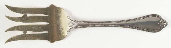 Old Newbury-Newbury (Sterling, 1900) Solid Salad Serving Fork