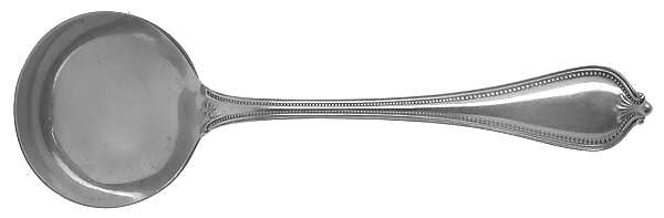 Old Newbury-Newbury (Sterling, 1900) Round Bowl Soup Spoon (Bouillon)