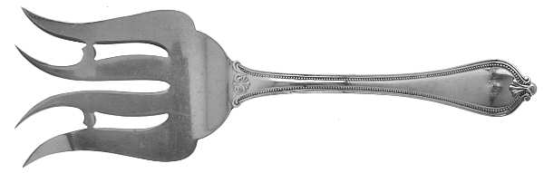 Old Newbury-Newbury (Sterling, 1900) Large Solid Fish Serving Fork