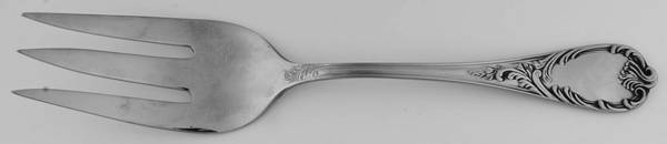 Old Vienna (Stainless) Large Solid Cold Meat Serving Fork