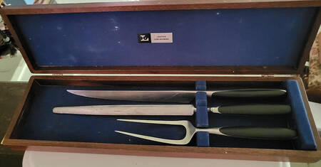 Onyx (Stainless) Large Stainless Blade Roast Carving Knife