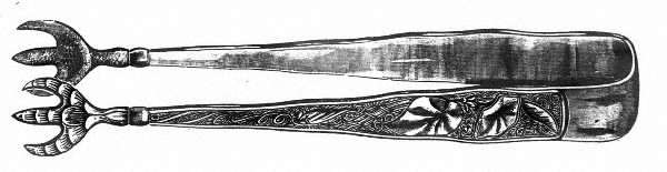 Orchids (Sterling, 1887) Large Sugar Tongs
