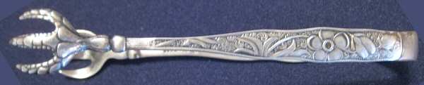 Orchids (Sterling, 1887) Small Sugar Tongs