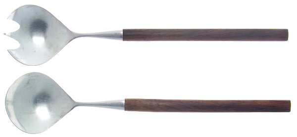 Oslo (Stainless) (2 Pc) Solid Salad Set