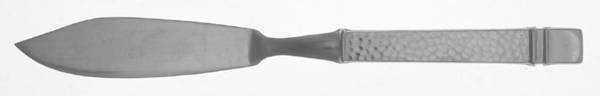 Patina Hammered (Stainless) Flat Handle Master Butter Knife
