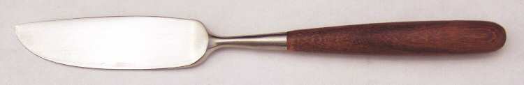 Palisander (Stainless) Modern Hollow Butter Spreader (Stainless)