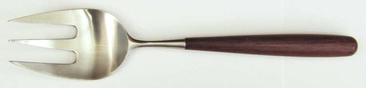 Palisander (Stainless) Large Solid Cold Meat Serving Fork