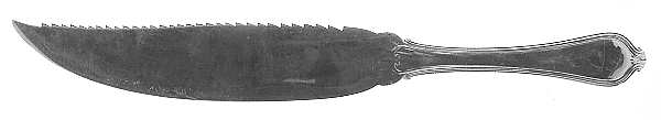 Paul Revere (Sterling, 1906) Solid Piece Cake Knife/Cake Saw