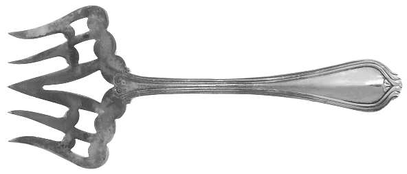 Paul Revere (Sterling, 1906) Small Solid Tined Sardine Serving Fork