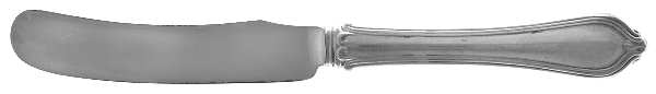 Paul Revere (Sterling, 1906) Hollow Handle Paddle Butter Spreader (Slvpt)