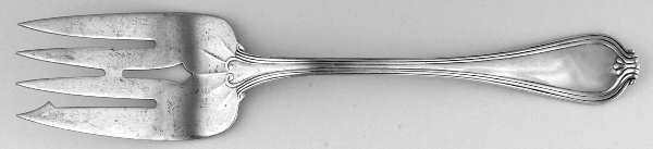 Paul Revere (Sterling, 1906) Medium Solid Cold Meat Serving Fork
