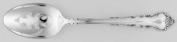 Peachtree Manor (Sterling, 1956, No Monos) Pierced Tablespoon (Serving Spoon)