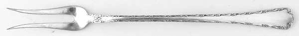Petit Point (Sterling, 1957) Short Handle Pickle/Olive Fork