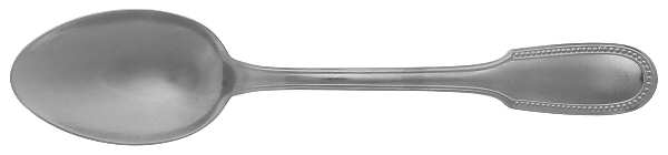 Perles (Stainless) Place/Oval Soup Spoon