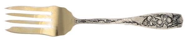 Pomona (Sterling, 1887) Medium Solid Cold Meat Serving Fork