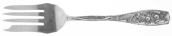 Pomona (Sterling, 1887) Medium Solid Cold Meat Serving Fork