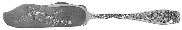 Pomona (Sterling, 1887) Flat Handle Bright Cut Master Butter