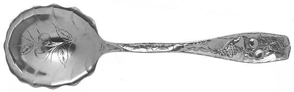 Pomona (Sterling, 1887) Bright Cut Bowl Sugar Spoon