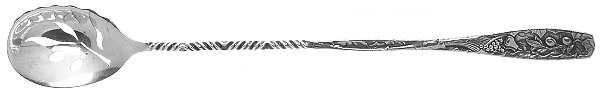 Pomona (Sterling, 1887) Pierced Bowl Long Handle Olive Spoon