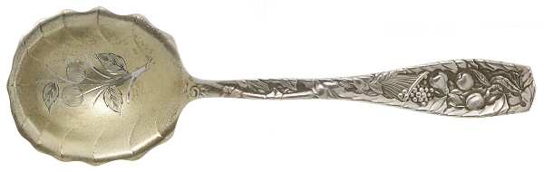 Pomona (Sterling, 1887) Bright Cut Bowl Sugar Spoon