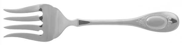 Portraits (Stainless) Medium Solid Cold Meat Serving Fork