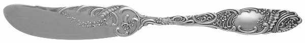 Princess (Sterling, 1892) Flat Handle Butter Spreader