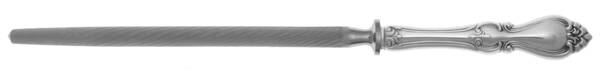 Queen Elizabeth I (Sterling, 1970, No Monograms) Sharpener Knife with Steel Rod HC