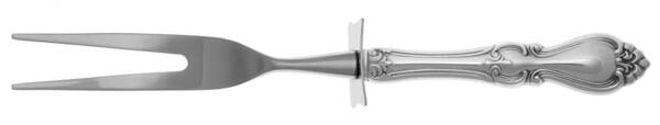 Queen Elizabeth I (Sterling, 1970, No Monograms) Carving Fork Small with Stainless Prongs HC