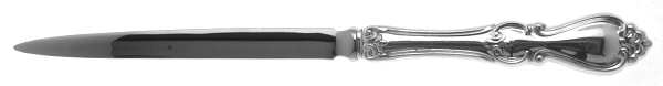 Queen Elizabeth I (Sterling, 1970, No Monograms) Large Letter Opener with Stainless Blade