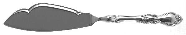 Queen Elizabeth I (Sterling, 1970, No Monograms) Fish Serving Knife w/Unengraved Stainless Blade
