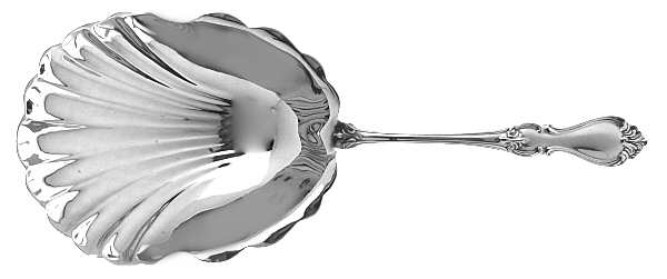 Queen Elizabeth I (Sterling, 1970, No Monograms) Cracker Spoon